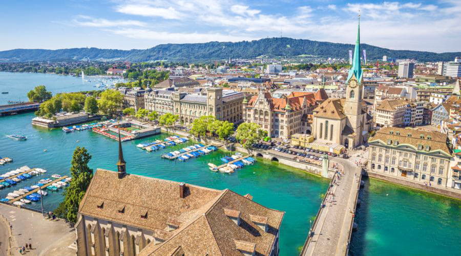 What are the most popular vehicle choices in Zurich?